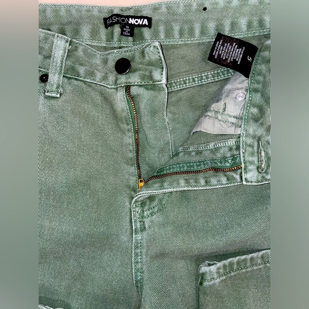 Green Jean pants